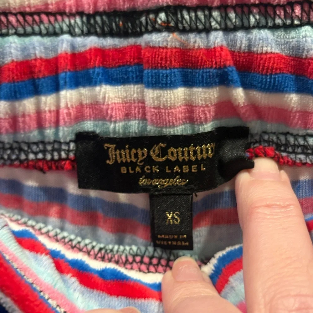 Juicy Couture velour track dolphin Shorts
